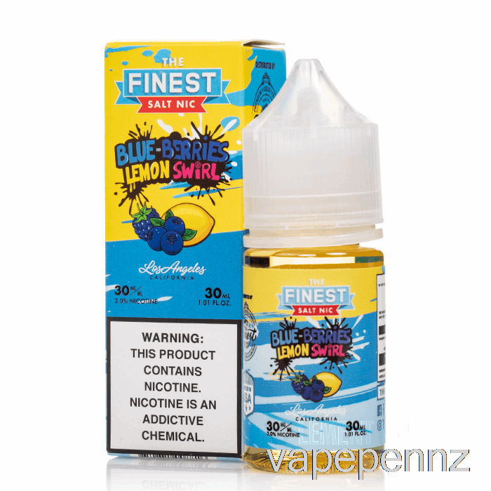 Blue-Berries Lemon Swirl - The Finest Candy Edition Salt Nic - 30mL 30mg VAPE NZ